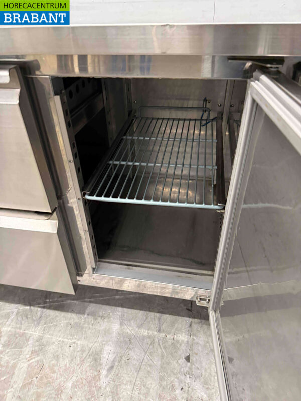 Etabli réfrigéré Ecofrost en acier inoxydable 4 tiroirs et 1 porte 179,5 230V Horeca – Image 6
