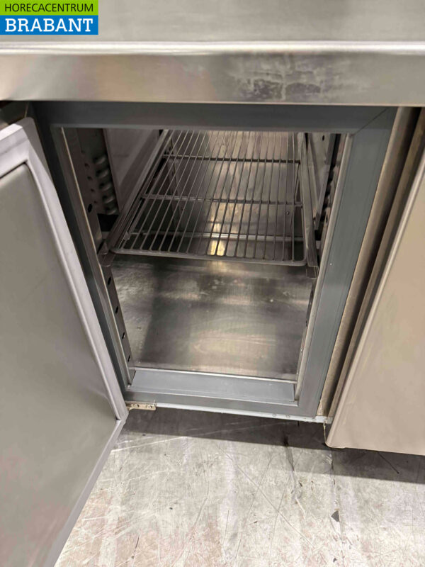Saladette de comptoir réfrigérée Coreco en acier inoxydable 179,5 cm 230V Horeca – Image 5