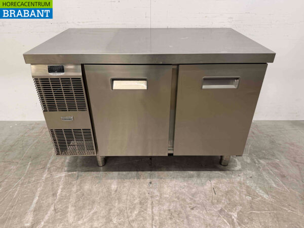 Acier inoxydable Electrolux Comptoir réfrigéré 2 portes 124 cm 230V Horeca