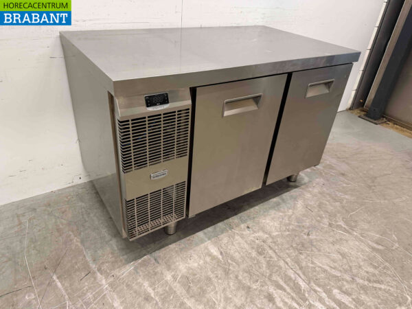 Acier inoxydable Electrolux Comptoir réfrigéré 2 portes 124 cm 230V Horeca – Image 2