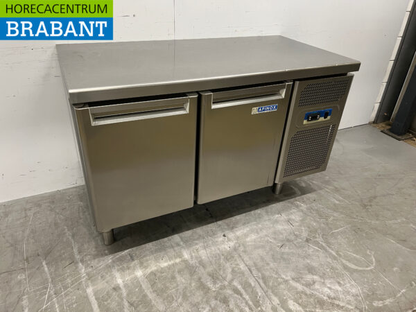 Acier inoxydable Afinox Établi réfrigéré 2 portes 141 cm 230V Horeca – Image 3