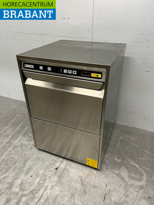 Lave-vaisselle Zanussi Zucai en acier inoxydable Chargement frontal 400V Restauration – Image 2