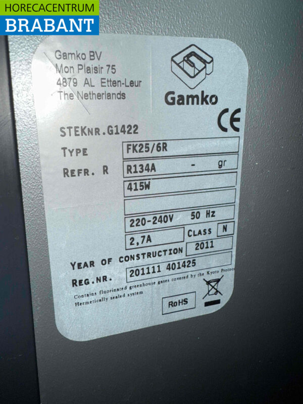 Gamko refroidisseur de fûts refroidisseur de fûts 111 cm 230V Horeca – Image 5
