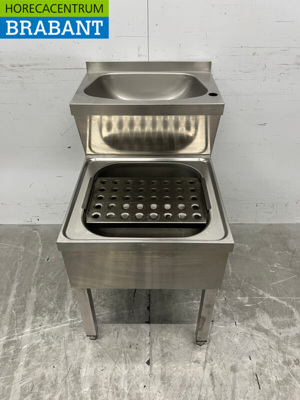 Evier double en acier inoxydable Evier 50 cm Horeca