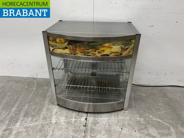Vitrine en acier inoxydable 64.5 cm 230V Horeca