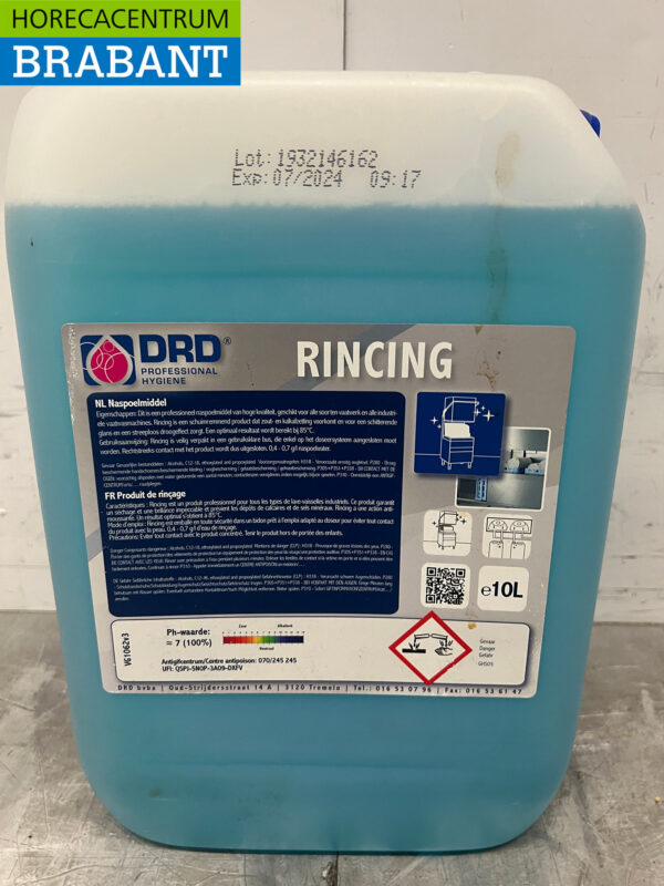 DRD Rincing 10 litres liquide de rinçage Lave-vaisselle 10 litres Horeca – Image 4