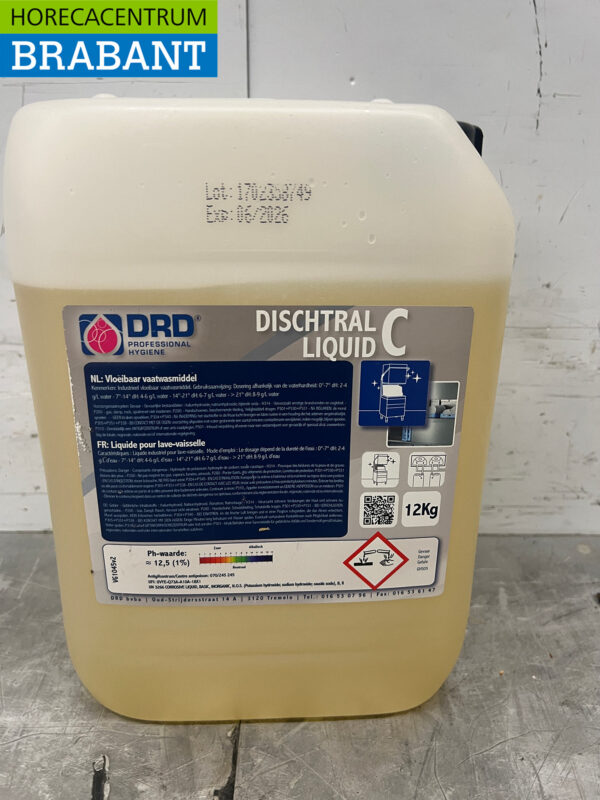 DRD Dischtral Liquid C Détergent liquide pour lave-vaisselle 12 kg Horeca – Image 4
