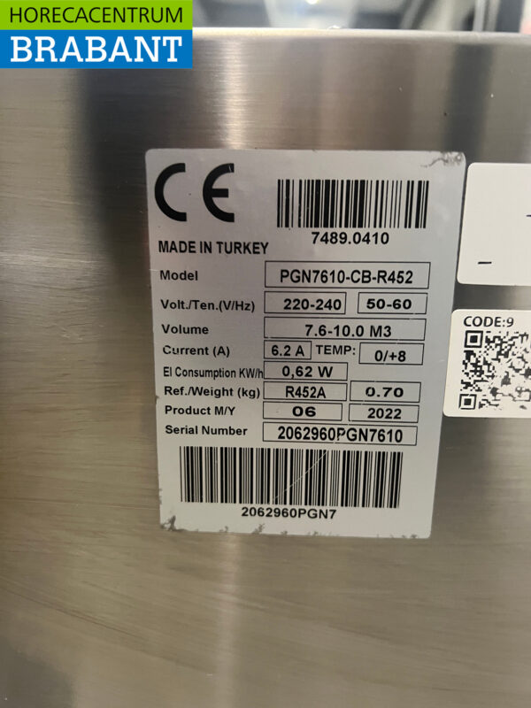 Acier inoxydable Combisteel Insert chambre froide 10m3 230V Horeca – Image 5