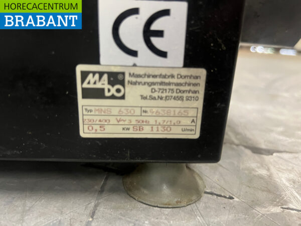 Ponceuse Mado Superschliff en acier inoxydable Ponceuse à bande 400V Horeca – Image 4
