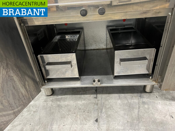 Friteuse double Diamond en acier inoxydable 2 x 14 litres 400V Horeca – Image 5