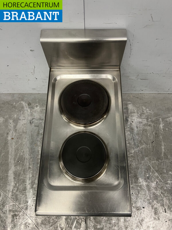 Cuisinière électrique Lotus 2 brûleurs en acier inoxydable 230V Horeca – Image 4