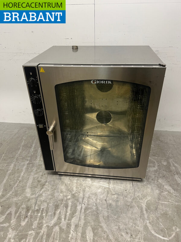 Acier inoxydable Giorik Four à air chaud Four à convection 10 x 1/1 GN ou 60/40 cm 400V Horeca