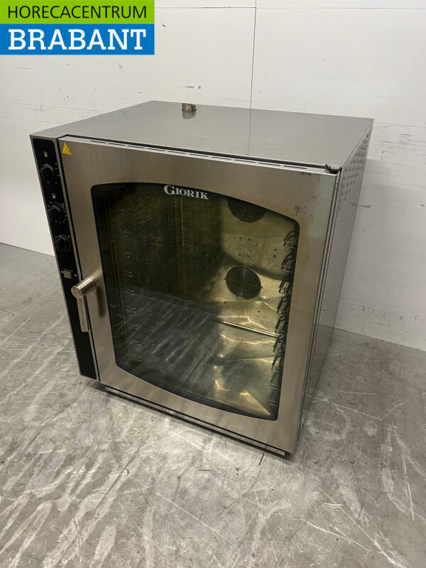Acier inoxydable Giorik Four à air chaud Four à convection 10 x 1/1 GN ou 60/40 cm 400V Horeca – Image 3