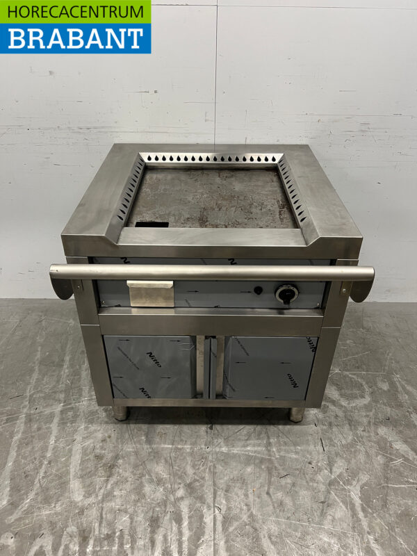 Gril Teppanyaki en acier inoxydable 80 cm GAS Horeca