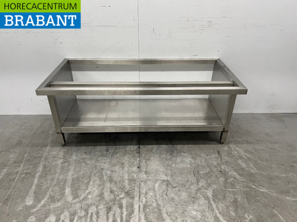 Base en acier inoxydable 140 x 65 x 59,5 cm Restauration