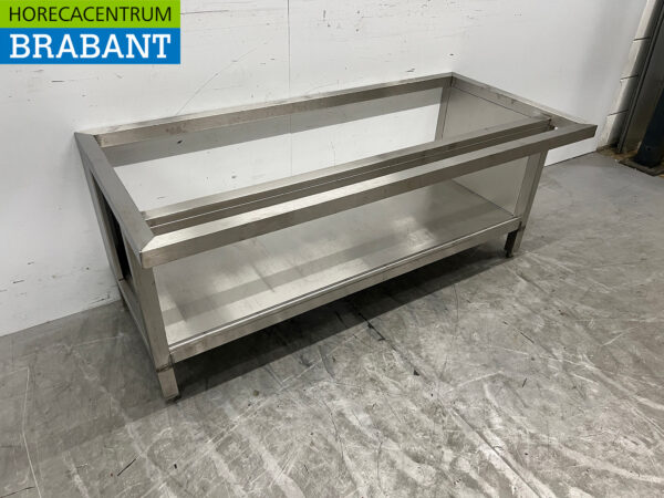 Base en acier inoxydable 140 x 65 x 59,5 cm Restauration – Image 3