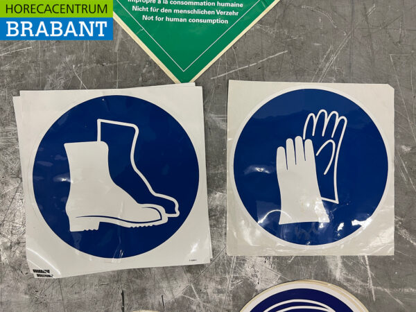 Ensemble de pictogrammes et de symboles de sécurité autocollants – Image 4
