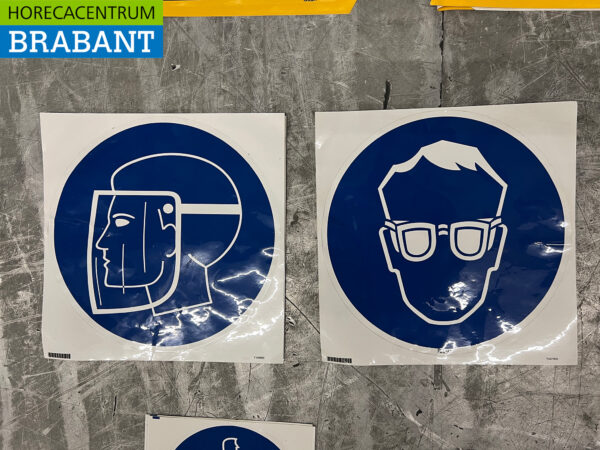 Ensemble de pictogrammes et de symboles de sécurité autocollants – Image 5