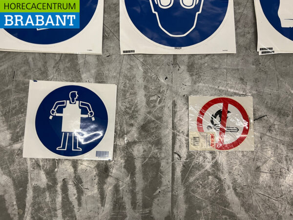 Ensemble de pictogrammes et de symboles de sécurité autocollants – Image 6