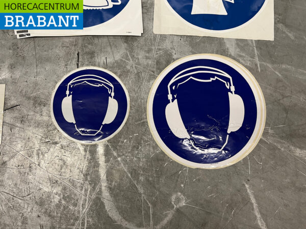 Ensemble de pictogrammes et de symboles de sécurité autocollants – Image 7