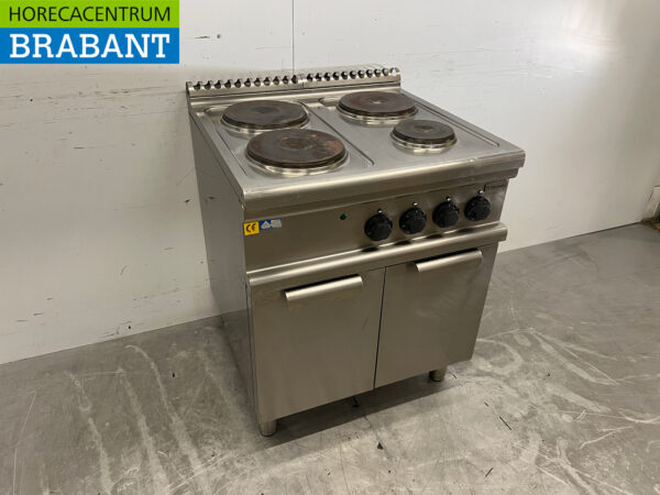 Cuisinière électrique Electrolux 4 feux en acier inoxydable 400V Restauration – Image 3