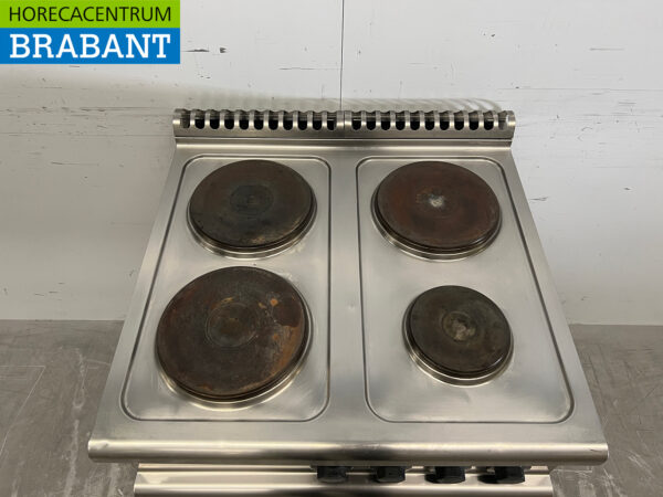 Cuisinière électrique Electrolux 4 feux en acier inoxydable 400V Restauration – Image 4