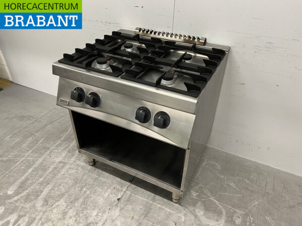 Cuiseur 4 feux Zanussi en acier inoxydable 80 cm GAS Horeca – Image 2