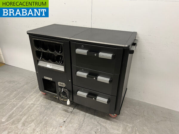 Gamko Baroeling Nid à bouteilles 3 tiroirs Mobile 123 cm 230V Horeca – Image 2