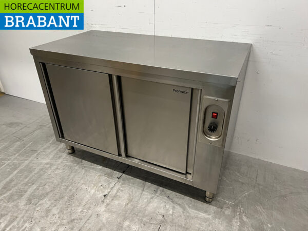 Acier inoxydable Profinox Armoire chauffante Double face 230V Horeca – Image 2