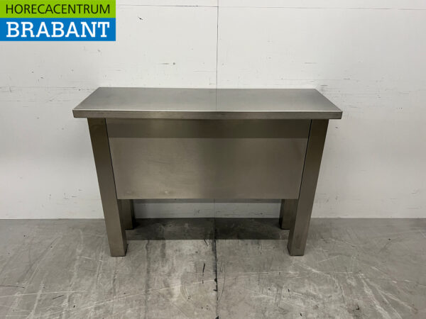 Acier inoxydable Table de travail 120 x 40 x 89,5 cm Restauration