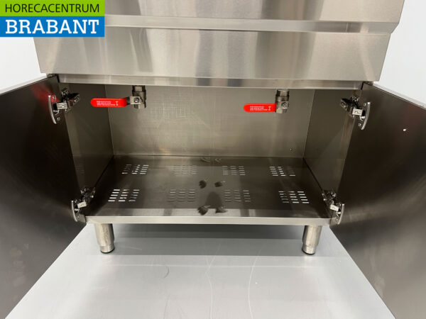 HCB Friteuse double en acier inoxydable 2 x 16 litres 400V Restauration – Image 7