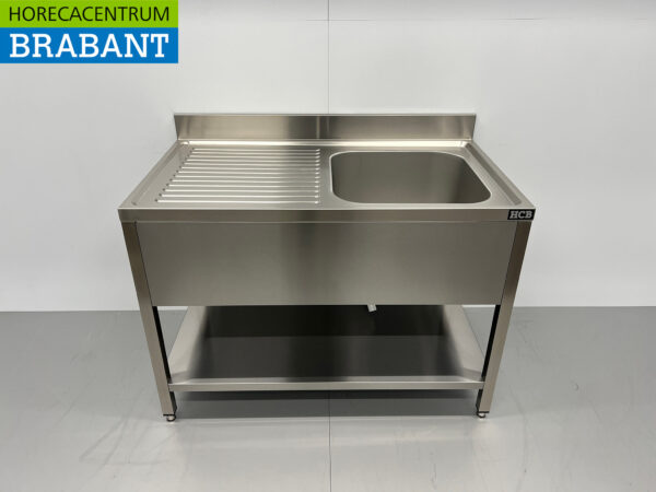 Evier en acier inoxydable Premium-line Modèle soudé 120 cm Horeca