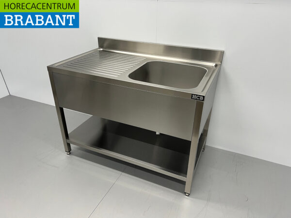 Evier en acier inoxydable Premium-line Modèle soudé 120 cm Horeca – Image 2
