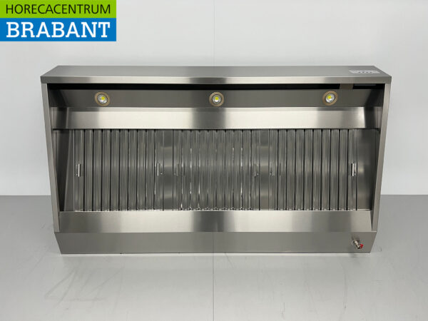 Hotte aspirante en acier inoxydable Premium-line Motor 2000 kuub Sloping Model 180 cm 230V Horeca