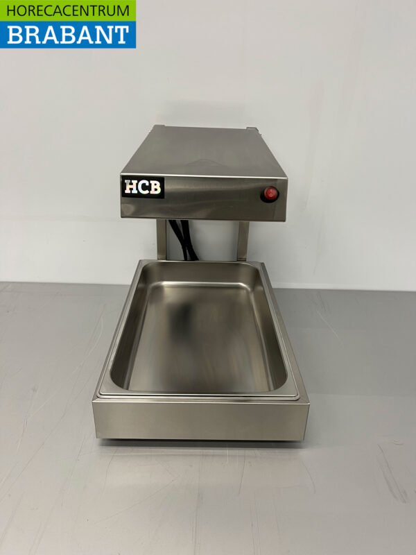 HCB RVS Frietwarmer Frieswarmhouder 1/1 gastronorm GN 230V Horeca