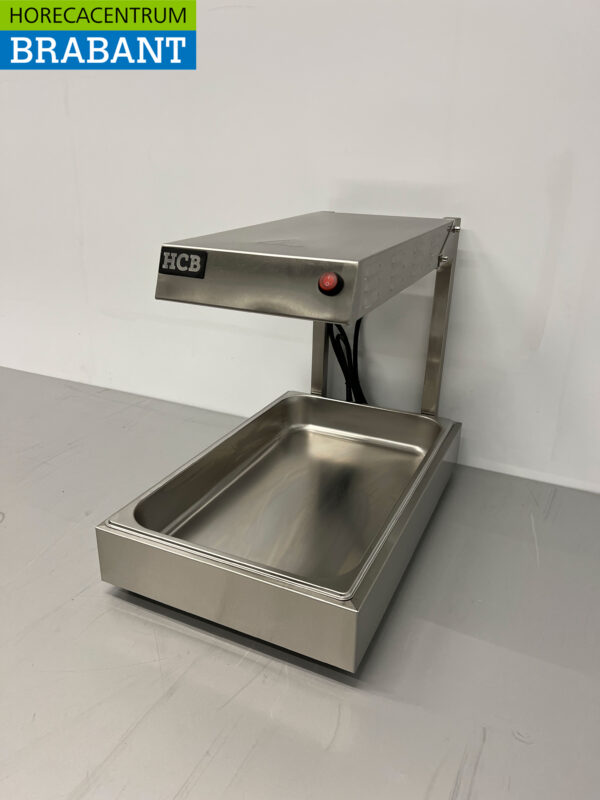 HCB RVS Frietwarmer Frieswarmhouder 1/1 gastronorm GN 230V Horeca – Image 2