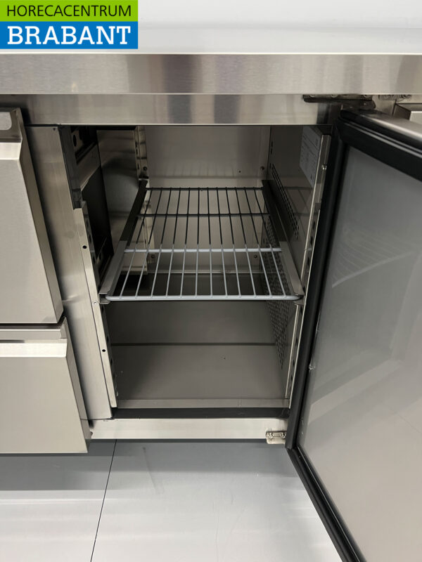 Etabli réfrigéré HCB en acier inoxydable 4 tiroirs et 1 porte 179,5 cm 230V Horeca – Image 6