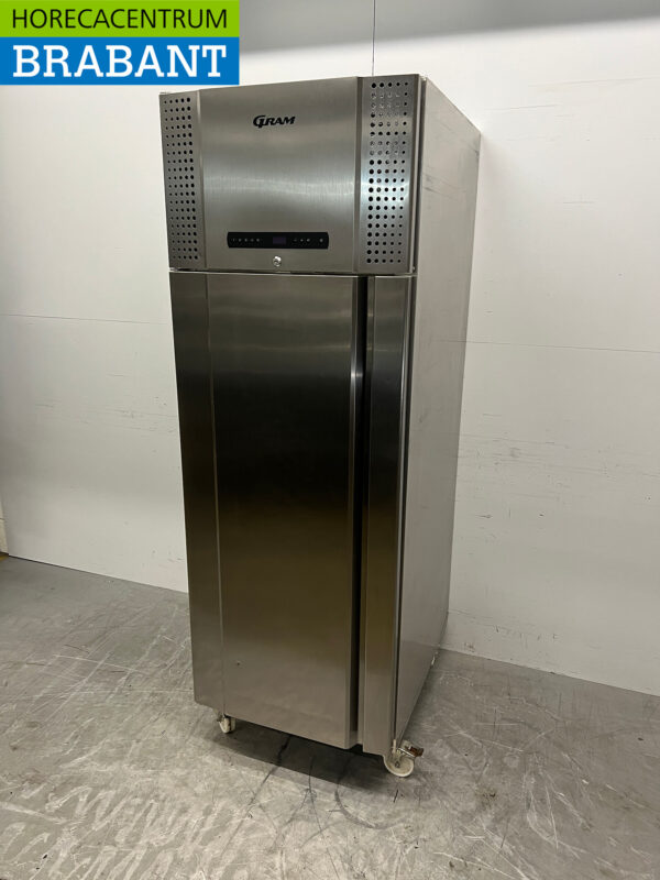 Réfrigérateur Gram en acier inoxydable 600 litres Mobile 230V Horeca – Image 2