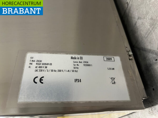Lave-vaisselle Zanussi ZUCAI en acier inoxydable 400V Restauration – Image 6