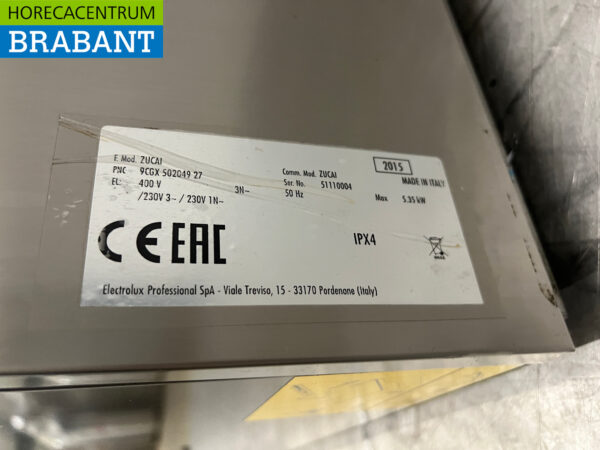 Lave-vaisselle Zanussi ZUCAI en acier inoxydable 230V Horeca – Image 6