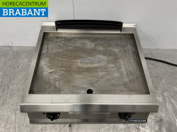 Planche à griller Metos en acier inoxydable Planche à griller lisse 80 cm 400V Horeca – Image 4