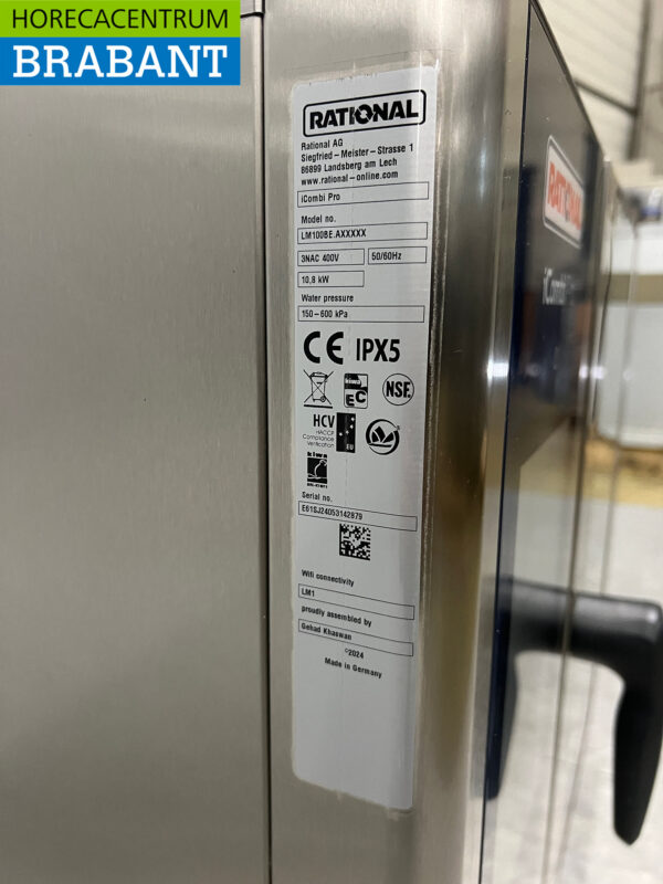 Acier inoxydable Rational iCombi Pro Combisteamer 6 x 1/1 GN 2024 400V Horeca – Image 8
