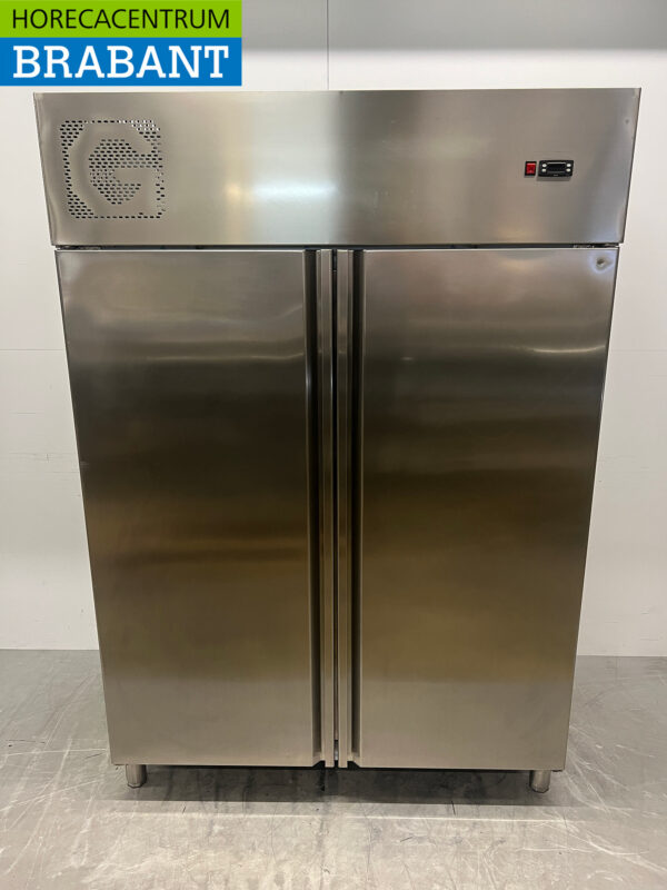 Réfrigérateur double porte en acier inoxydable Refroidissement 1400 litres 230V Horeca
