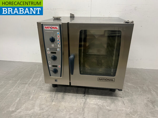 Rational Combimaster Plus Combisteamer Steamer 6 x 1/1 GN 400V Horeca en acier inoxydable
