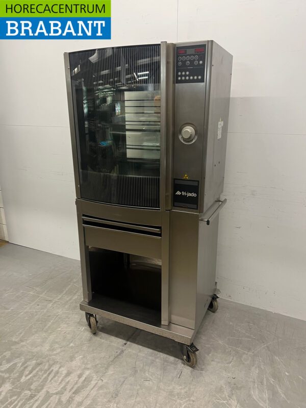 Fri-Jado Gril à rôtisserie en acier inoxydable 5 brochettes 400V Horeca – Image 2