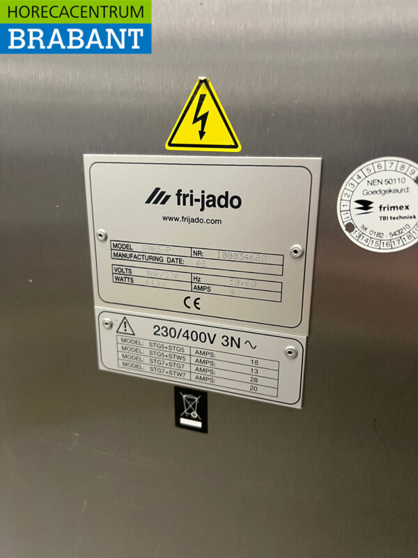 Fri-Jado Gril à rôtisserie en acier inoxydable 5 brochettes 400V Horeca – Image 8