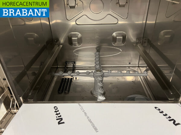 Lave-vaisselle Buffalo en acier inoxydable avec pompe de vidange et distributeur de produit de rinçage et de brillance 400V Horeca – Image 5