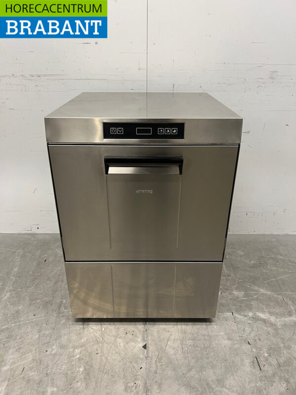 Lave-vaisselle Smeg UD505D en acier inoxydable avec pompe de vidange 400V Restauration