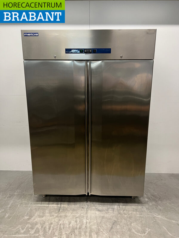 Réfrigérateur Metos à double porte en acier inoxydable 1400 litres 230V Horeca