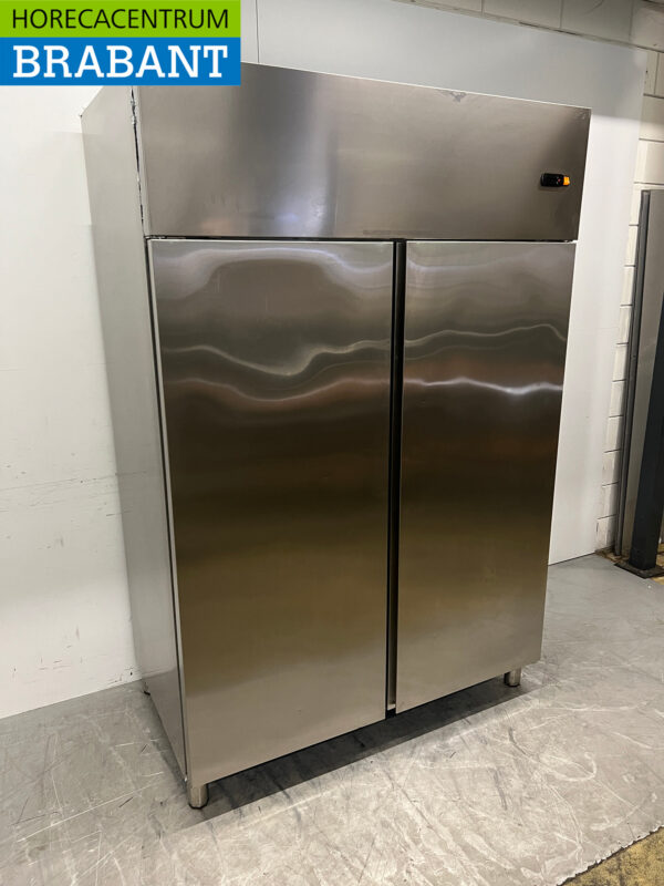 Congélateur Asber double porte en acier inoxydable Coffre 1400 litres 230V Horeca – Image 3